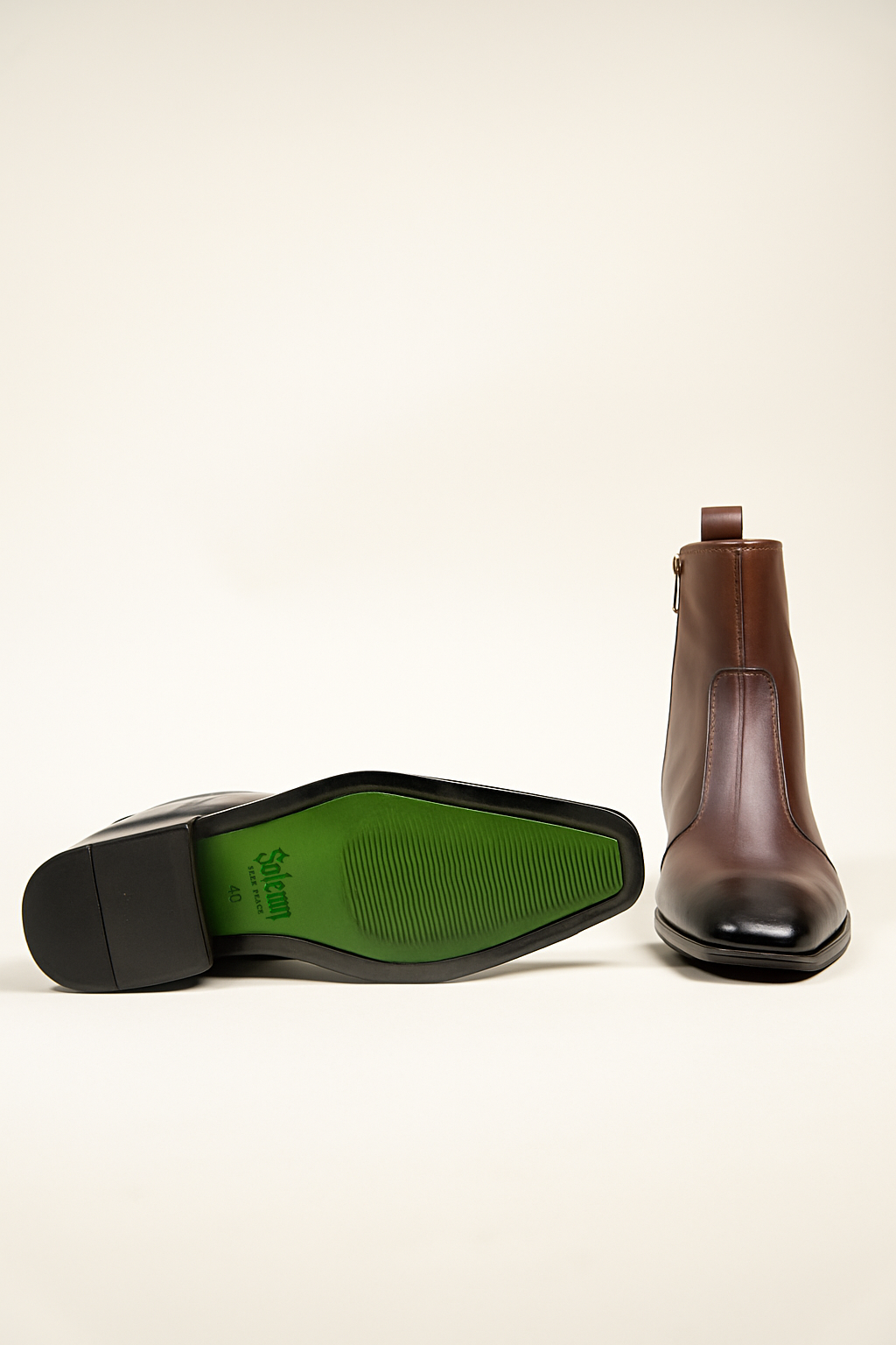 Scarface CHEALSEA Square toe (ITALIAN leather BOOTS)