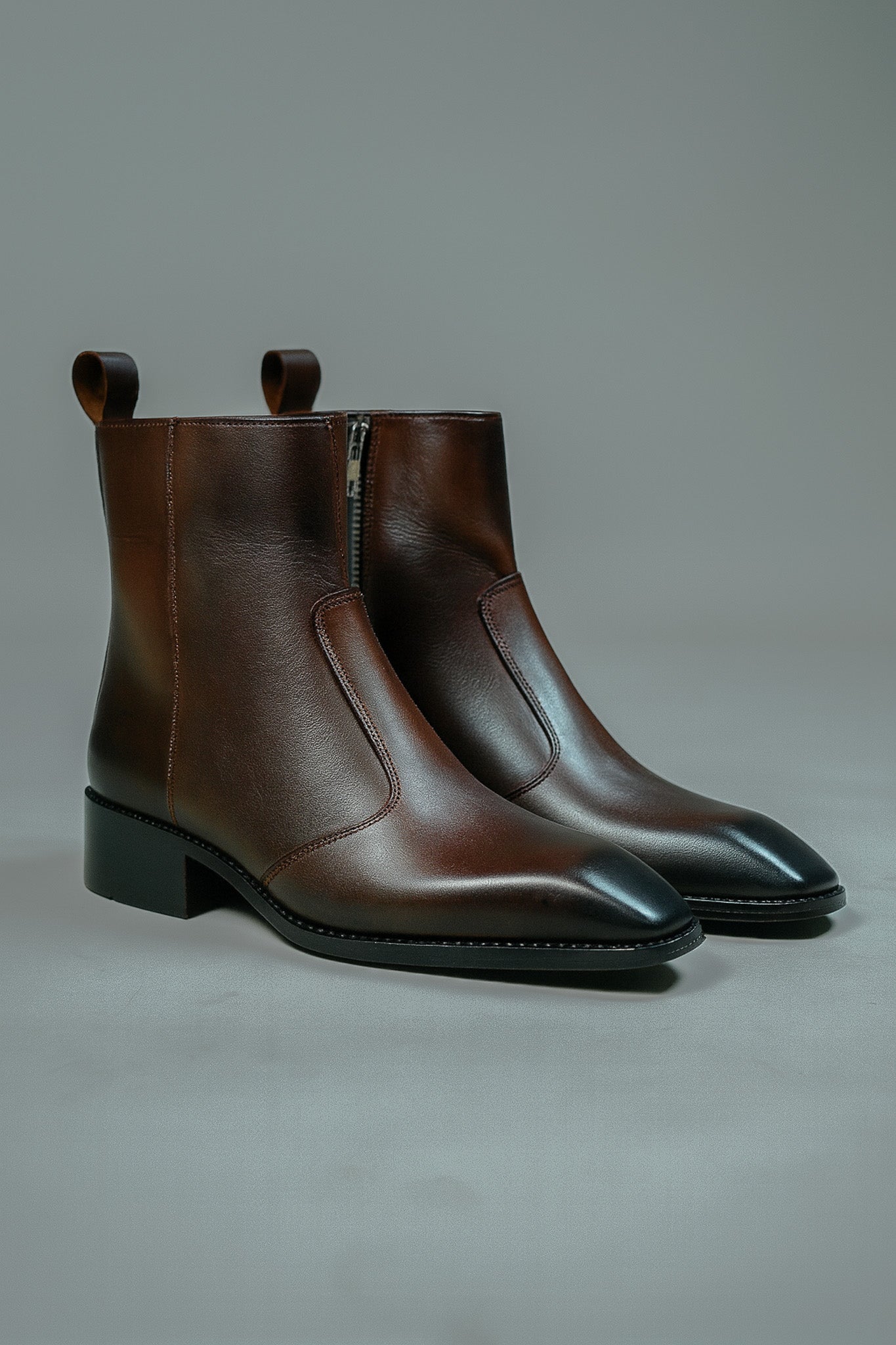 Scarface CHEALSEA Square toe (ITALIAN leather BOOTS)