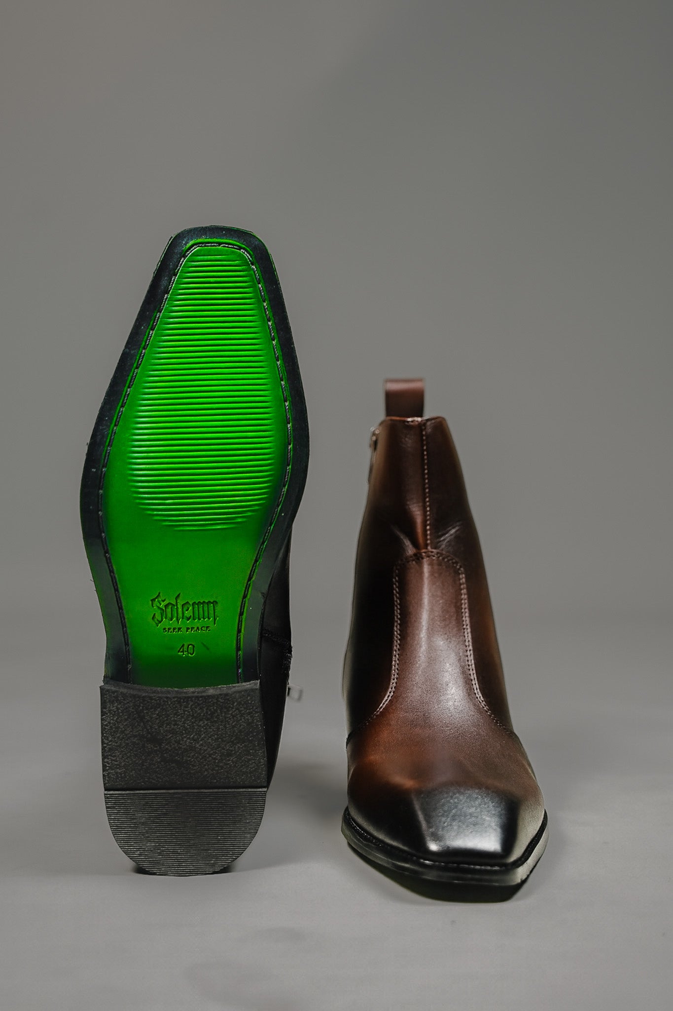 Scarface CHEALSEA Square toe (ITALIAN leather BOOTS)