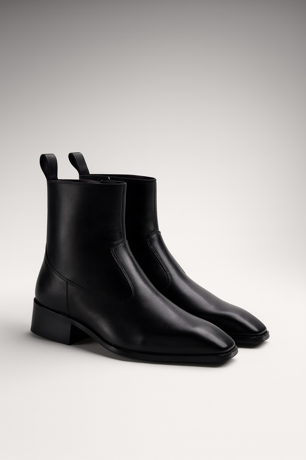 Scarface CHEALSEA Square toe (ITALIAN leather BOOTS)