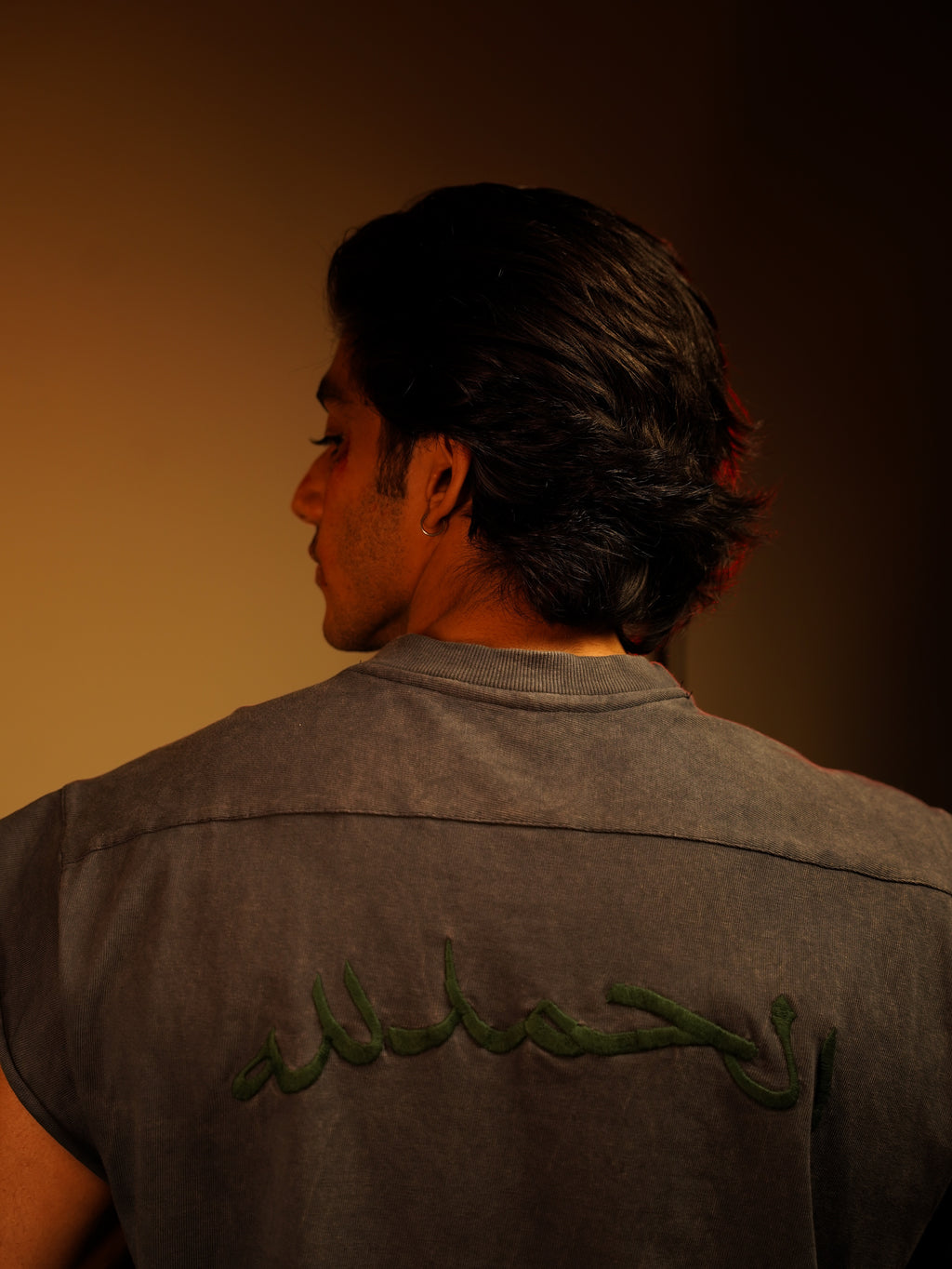 ALHAMDULILLAH EMBROIDERED Sleeveless oversize boxy fit T SHIRT