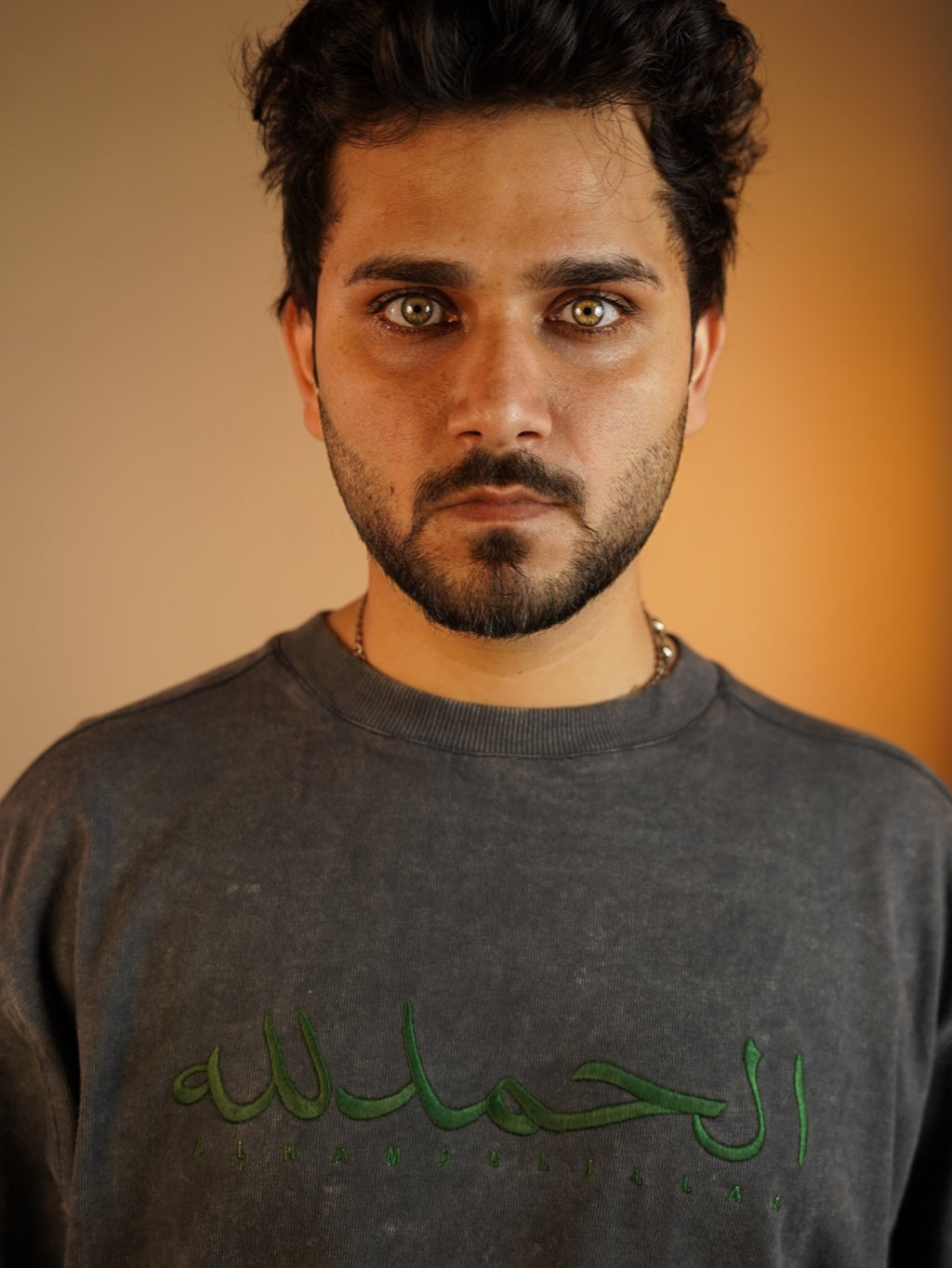 ALHAMDULILLAH EMBROIDERED half Sleeves oversize boxy fit T SHIRT