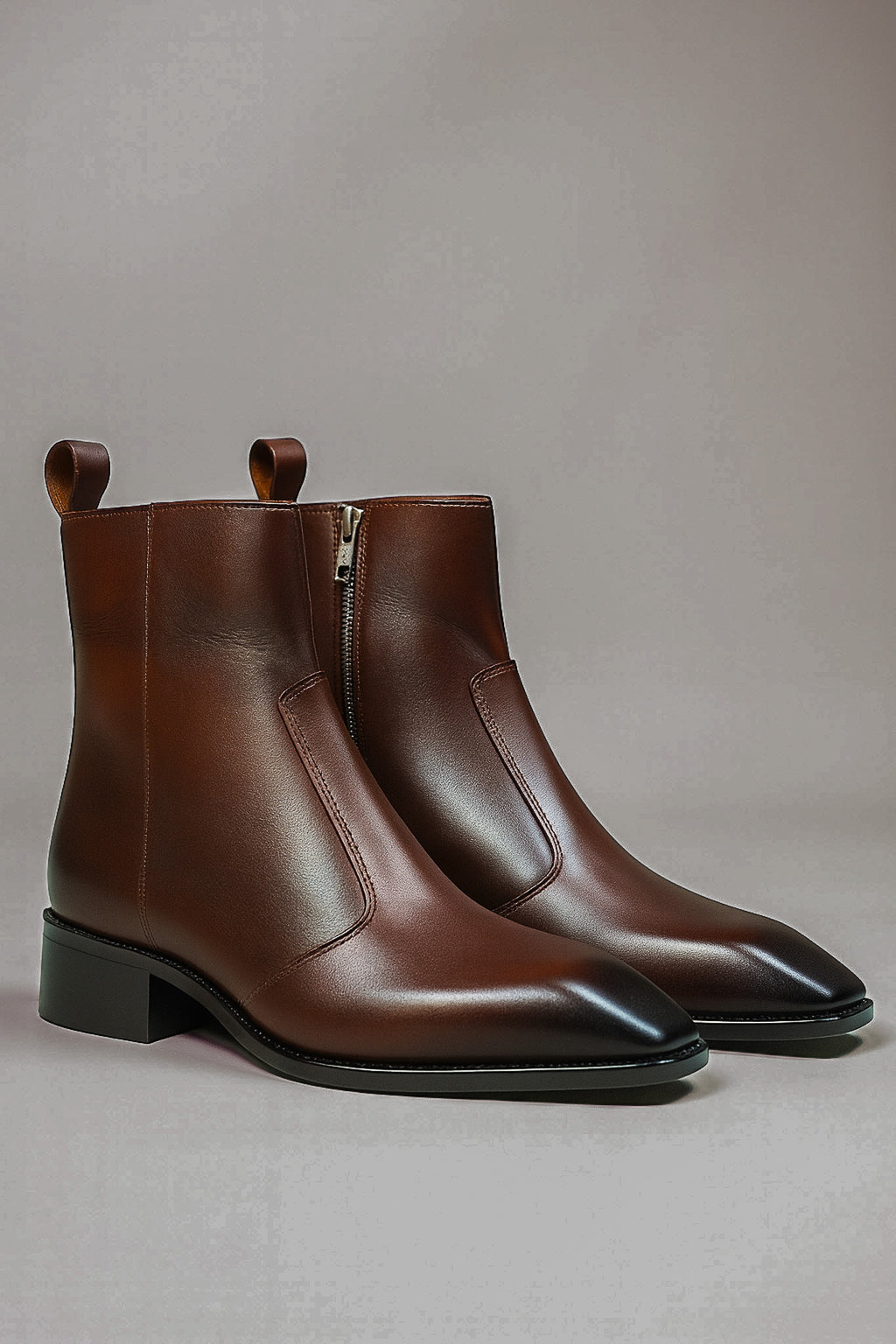 Scarface CHEALSEA Square toe (ITALIAN leather BOOTS)