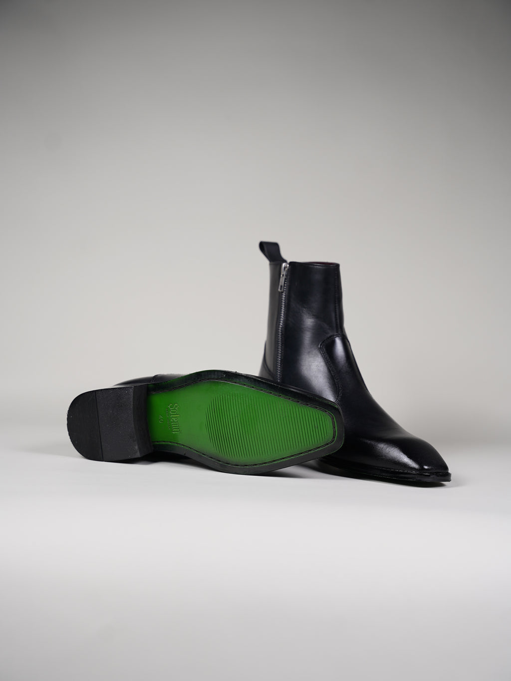 Scarface CHEALSEA Square toe (ITALIAN leather BOOTS)