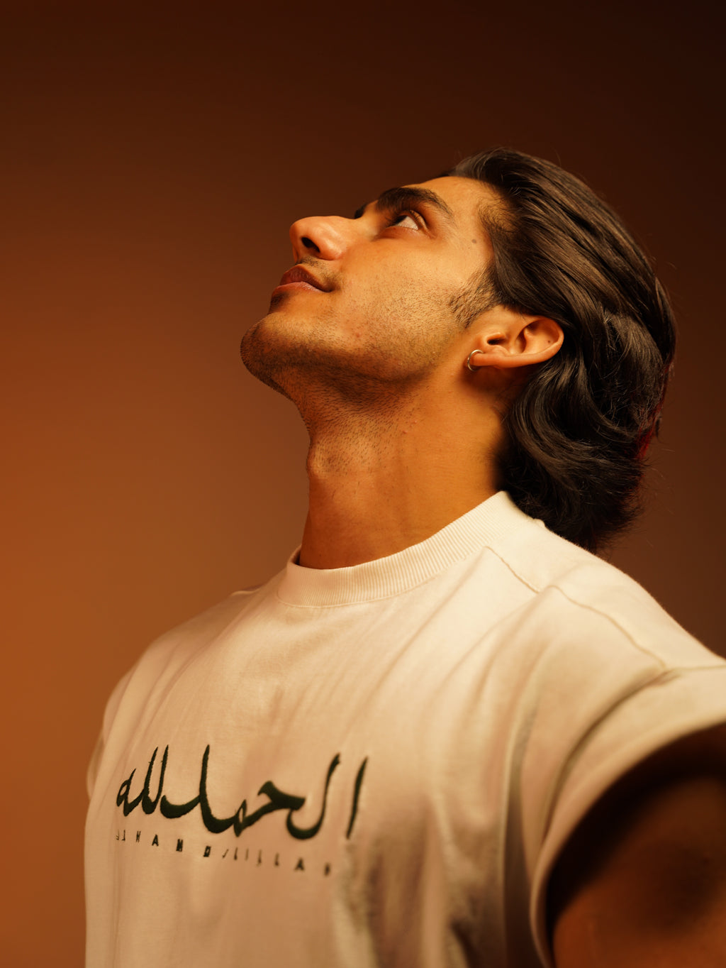 ALHAMDULILLAH EMBROIDERED Sleeveless oversize boxy fit T SHIRT